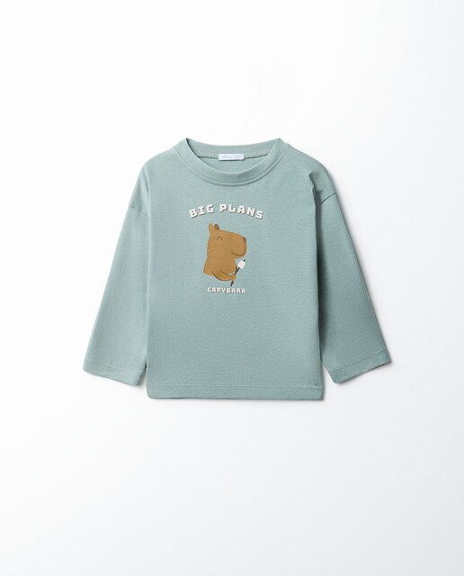 Imagen 0 de Camiseta estampada capibara