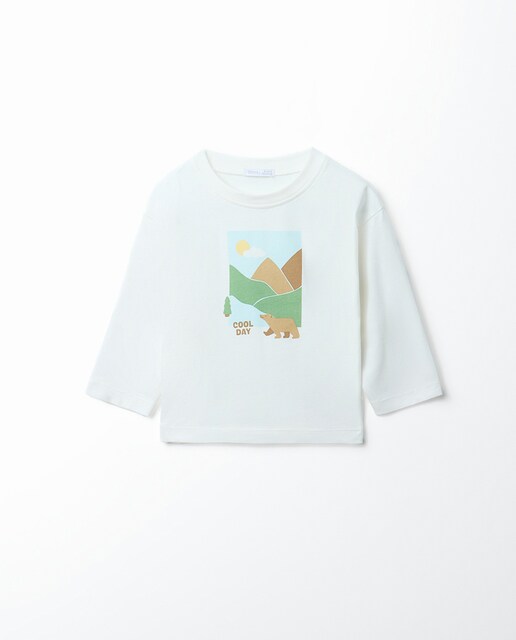 Imagen 0 de Camiseta estampado paisaje