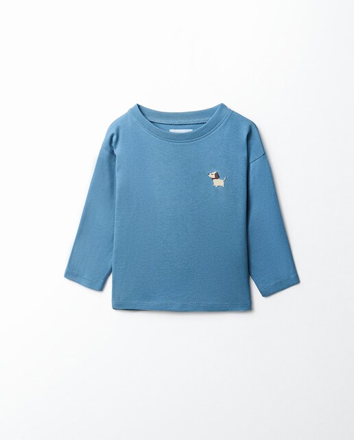 Imagen 0 de Camiseta lisa con bordado