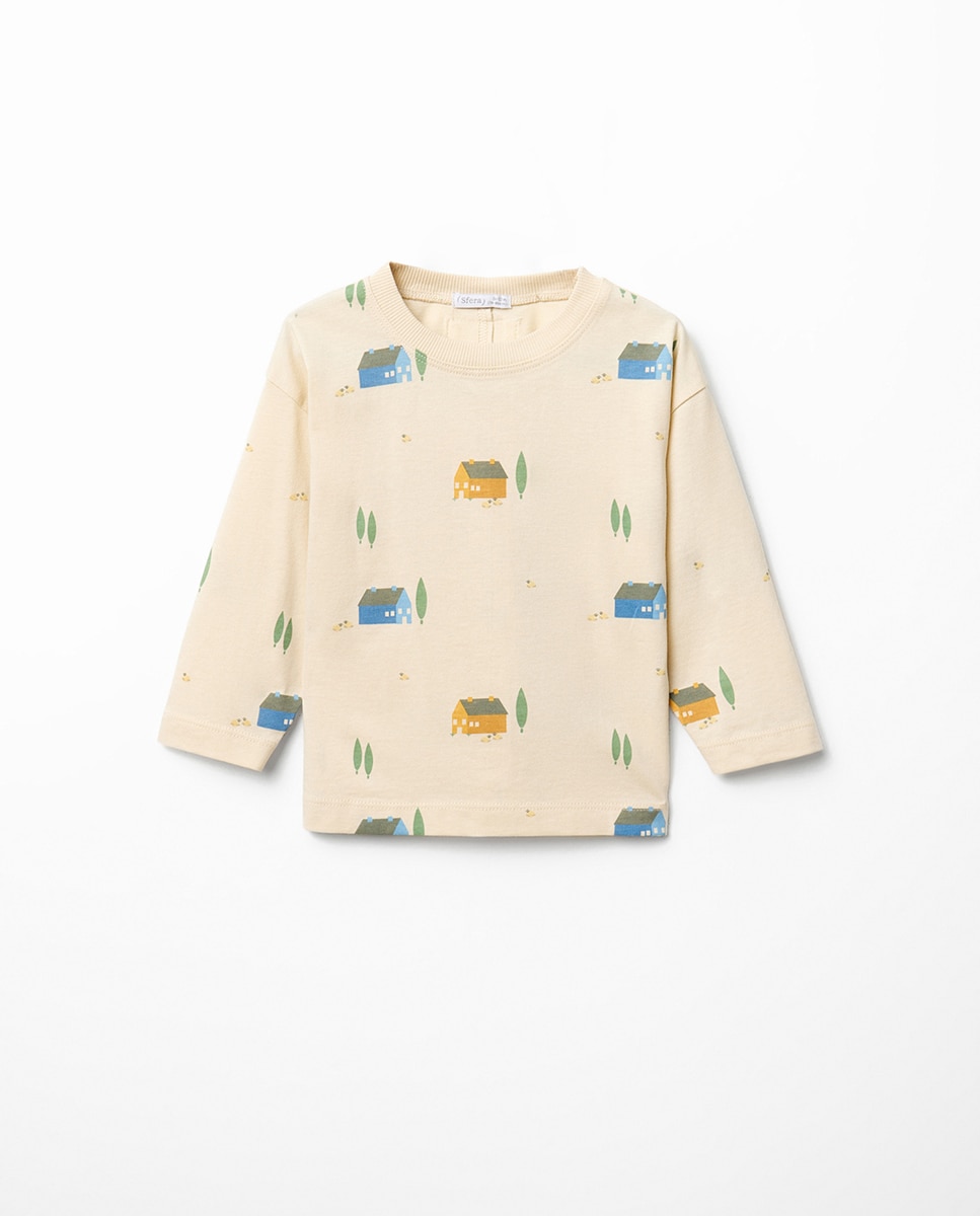 Imagem 0 de T-shirt com Estampado de Quintas