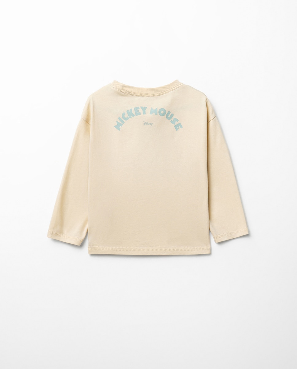 T-shirt Licença Mickey Branco-marfim-4
