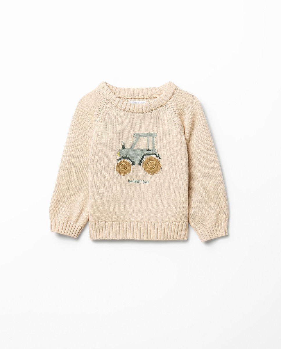Imagen 0 de Jersey intarsia tractor