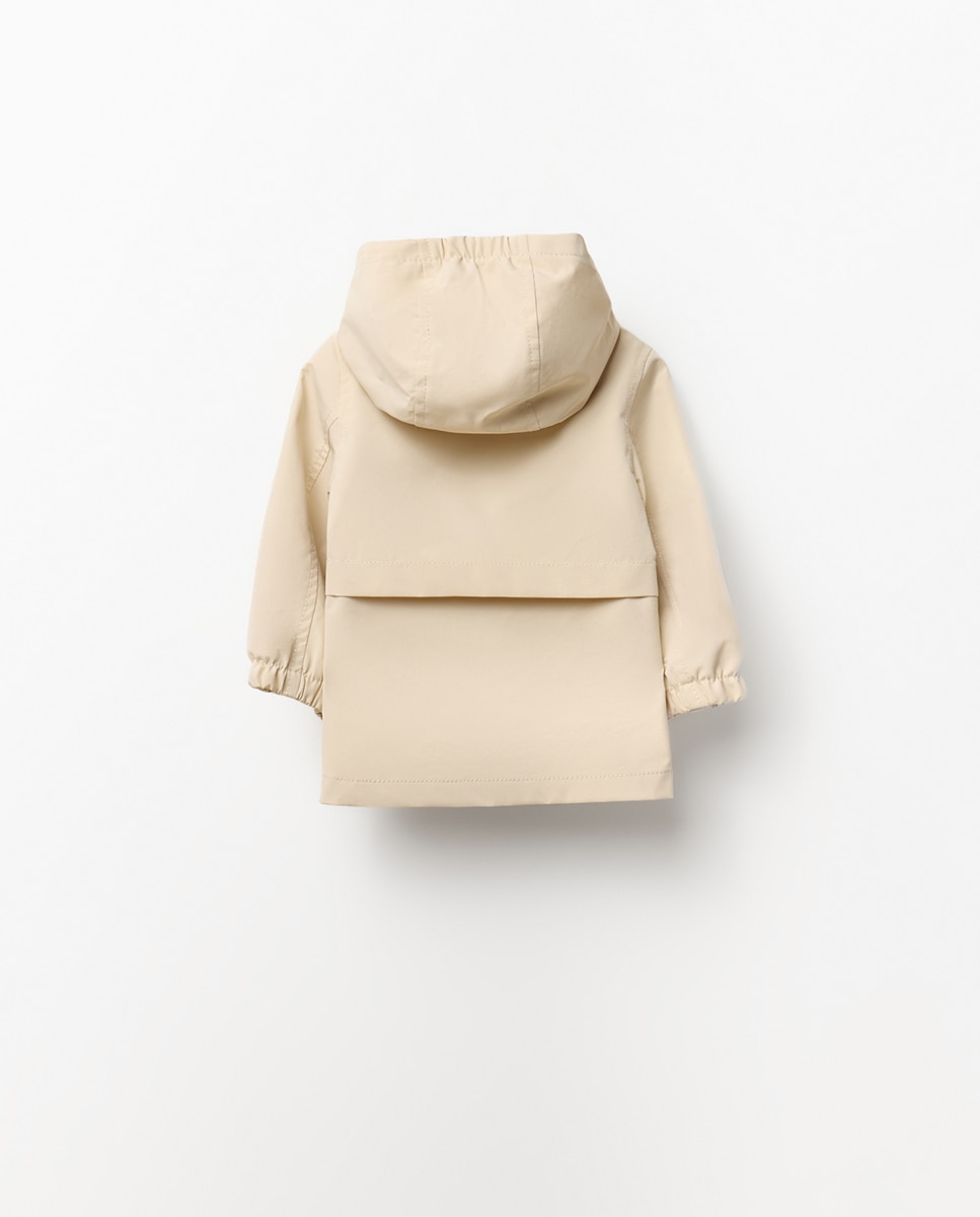 Corta-Vento Liso com Bolso Cru-4