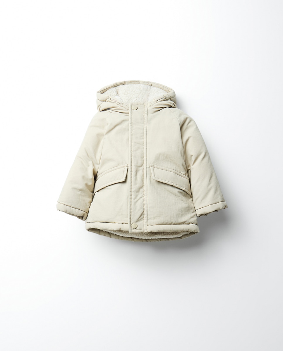 Imagem 0 de Parka com Capuz e Bolsos
