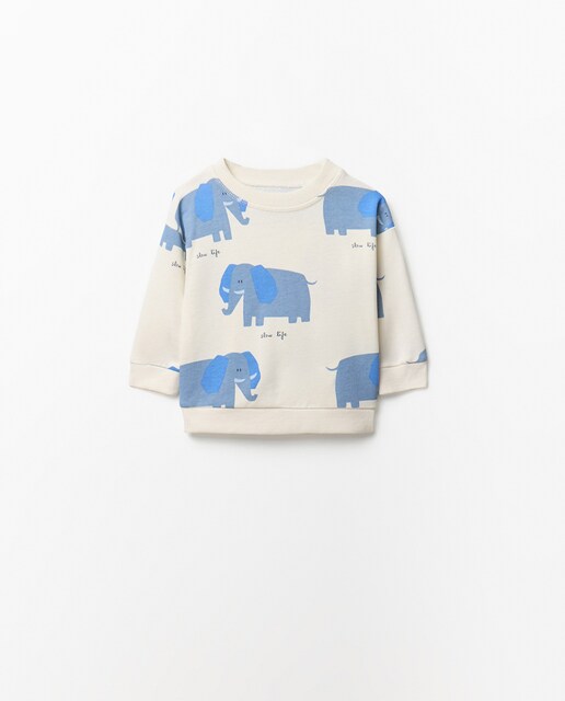 Imagen 0 de Sudadera estampada elefantes