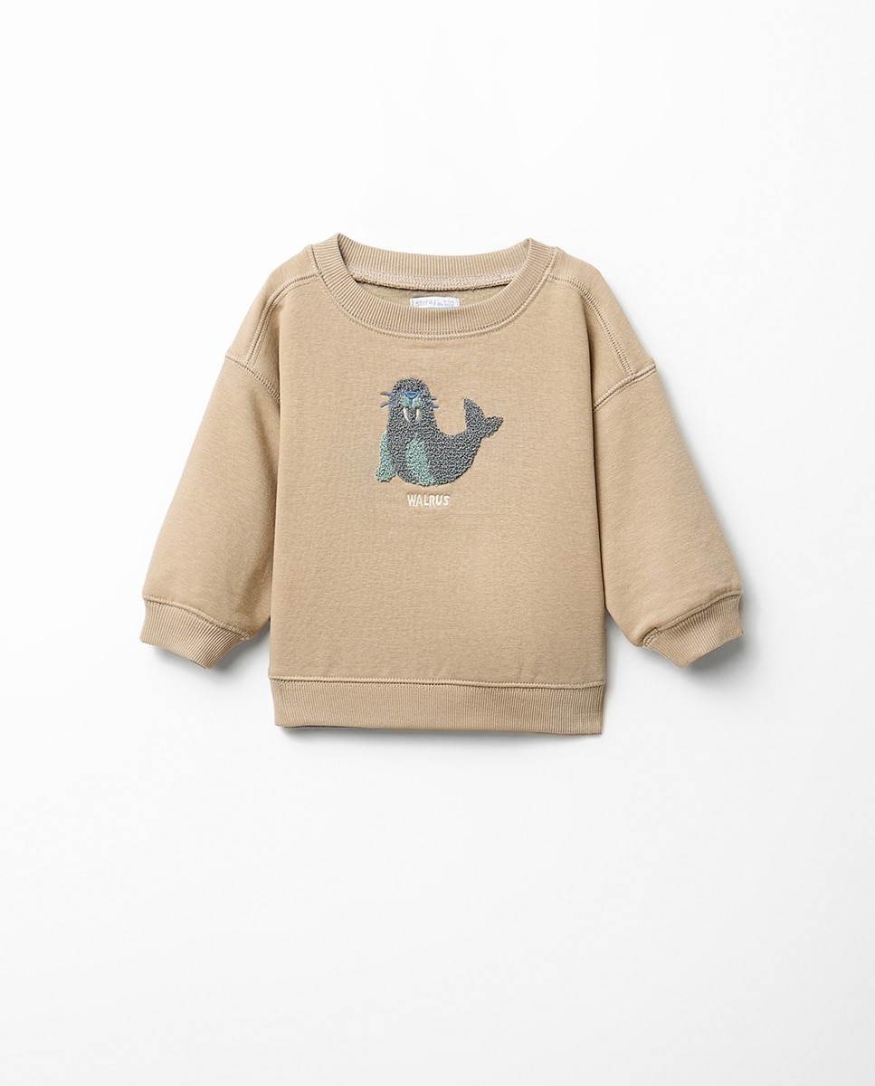 Imagem 0 de Sweatshirt em Tecido de Toalha Walrus