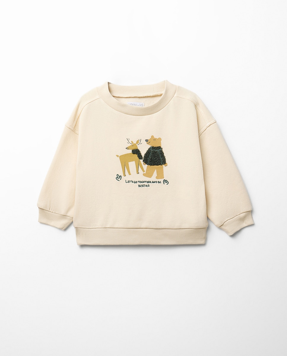 Imagem 0 de Sweatshirt com Estampado de Amigos