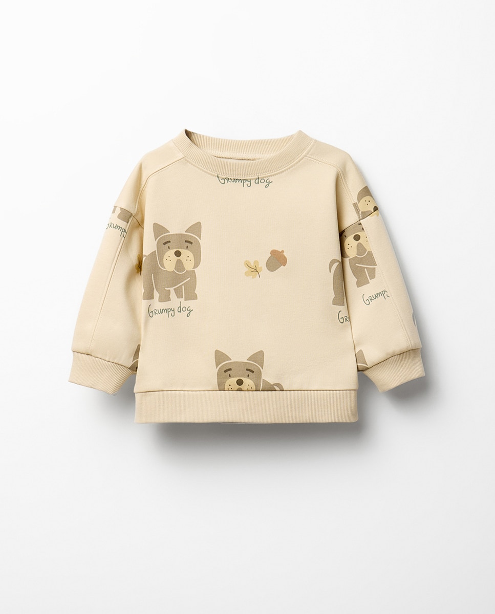 Imagem 0 de Sweatshirt com Estampado de Cães