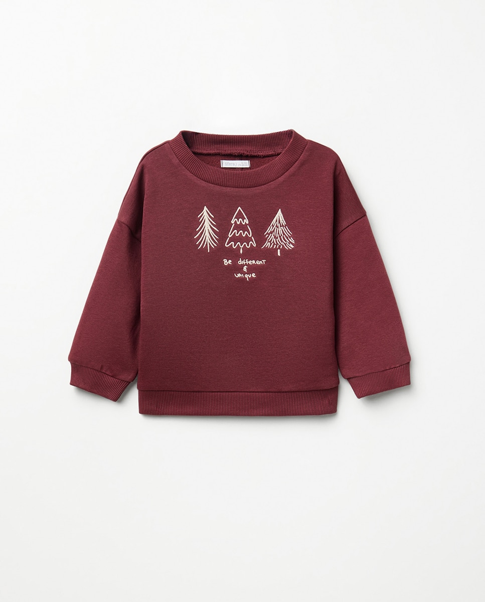 Imagem 0 de Sweatshirt com Pinheiros Bordados