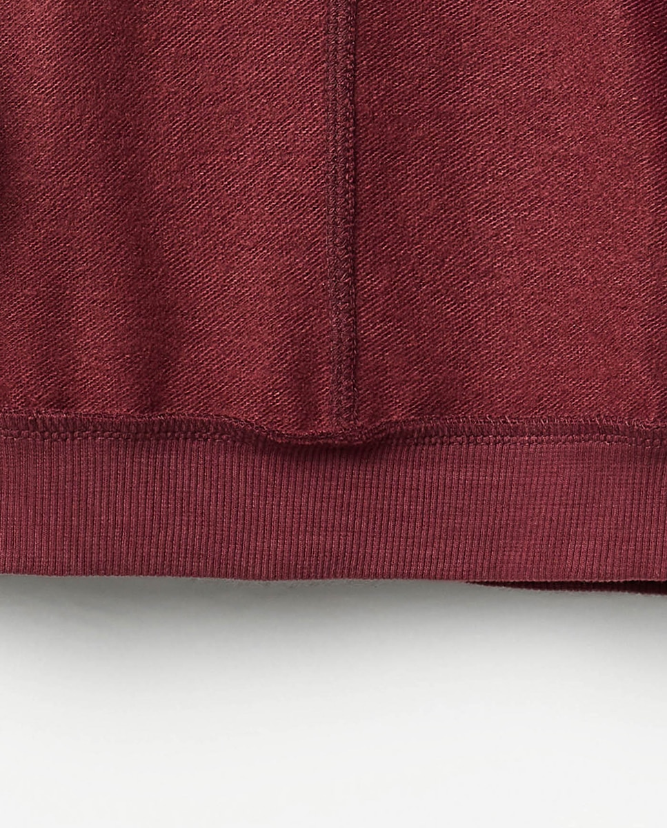 Sweatshirt com Pinheiros Bordados Bordeaux-5