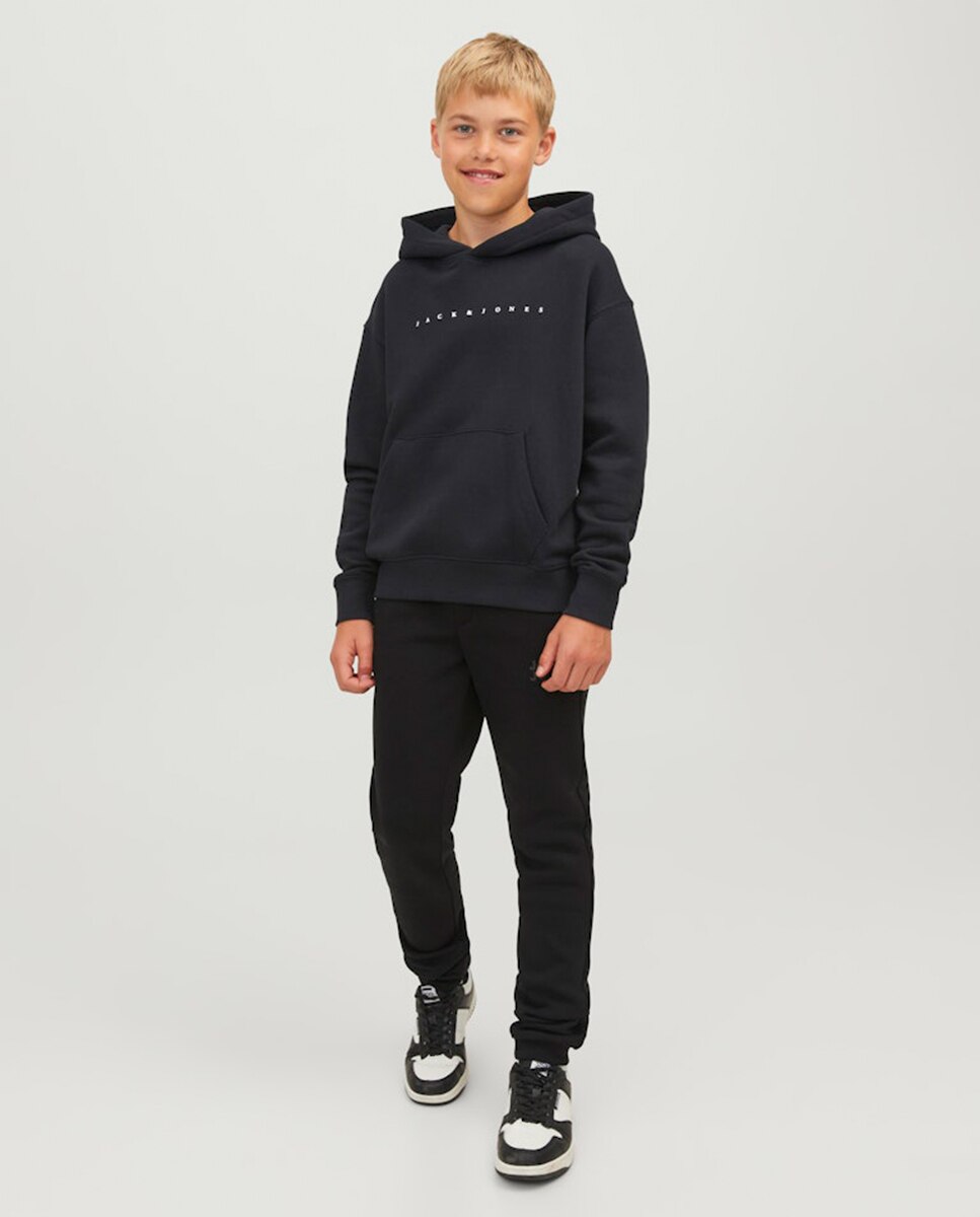 Sweatshirt com capuz Preto-6