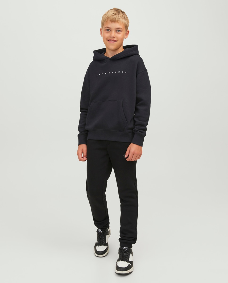 Sweatshirt com capuz Preto-7