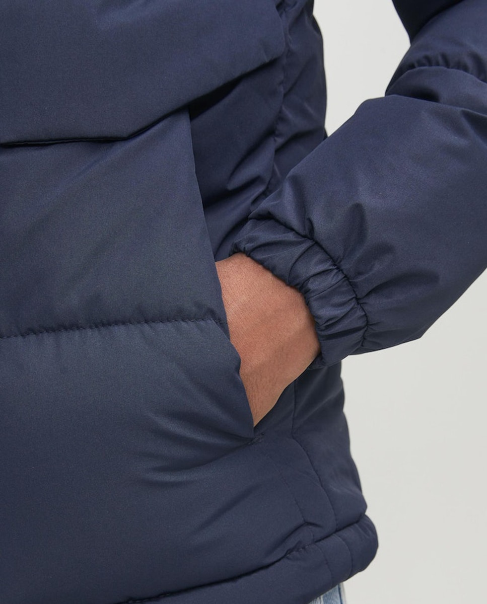 Casaco Puffer Azul-4