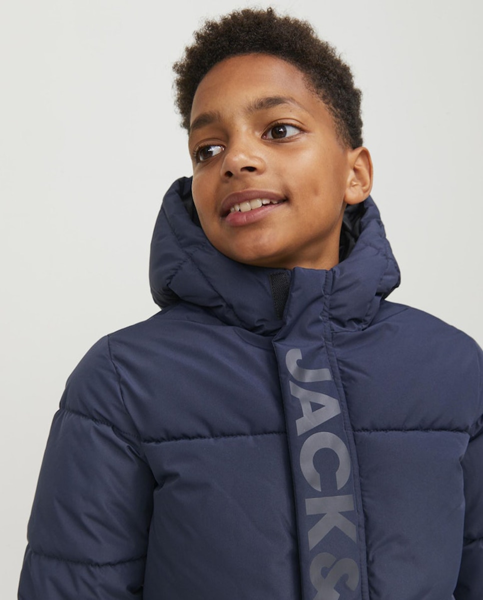 Casaco Puffer Azul-5