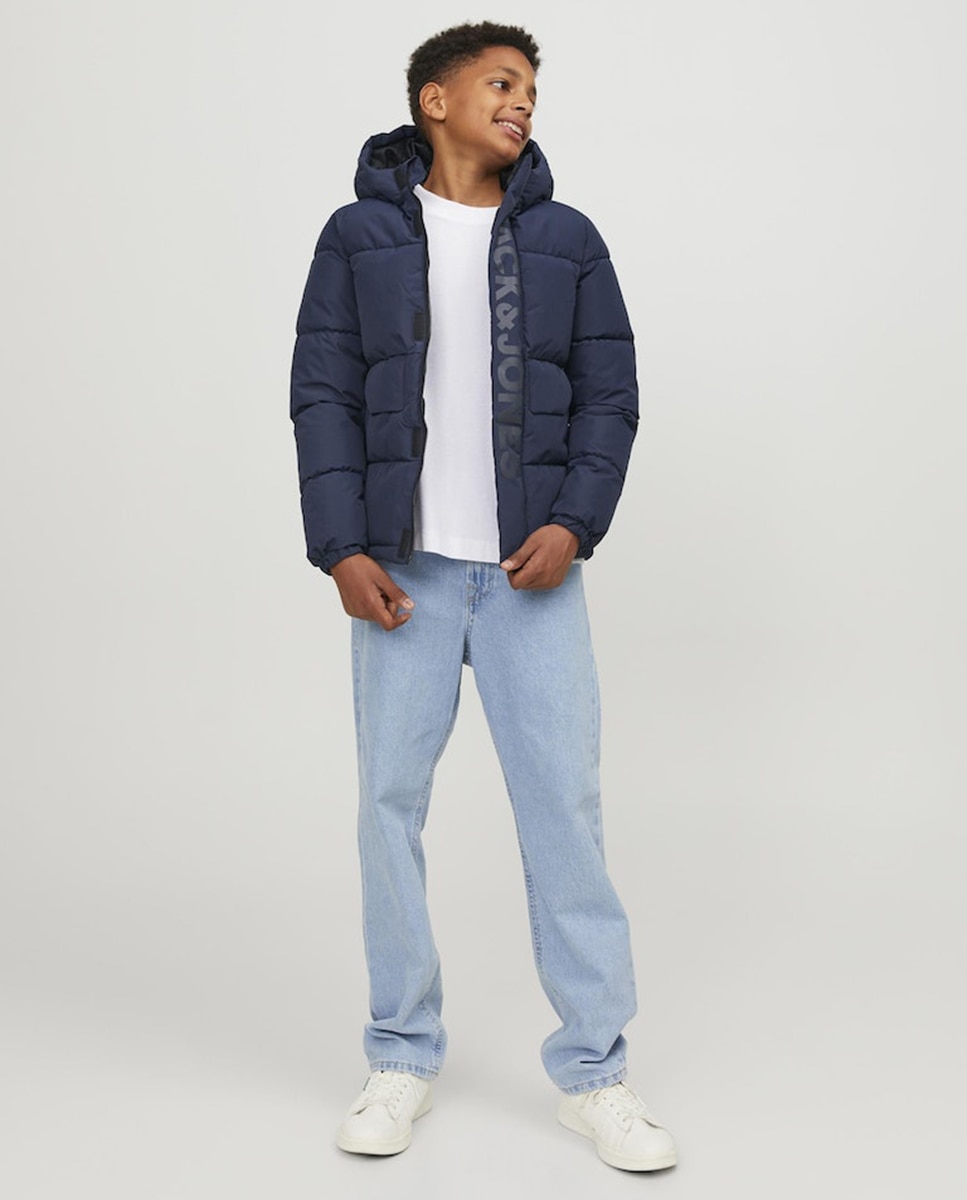 Casaco Puffer Azul-6