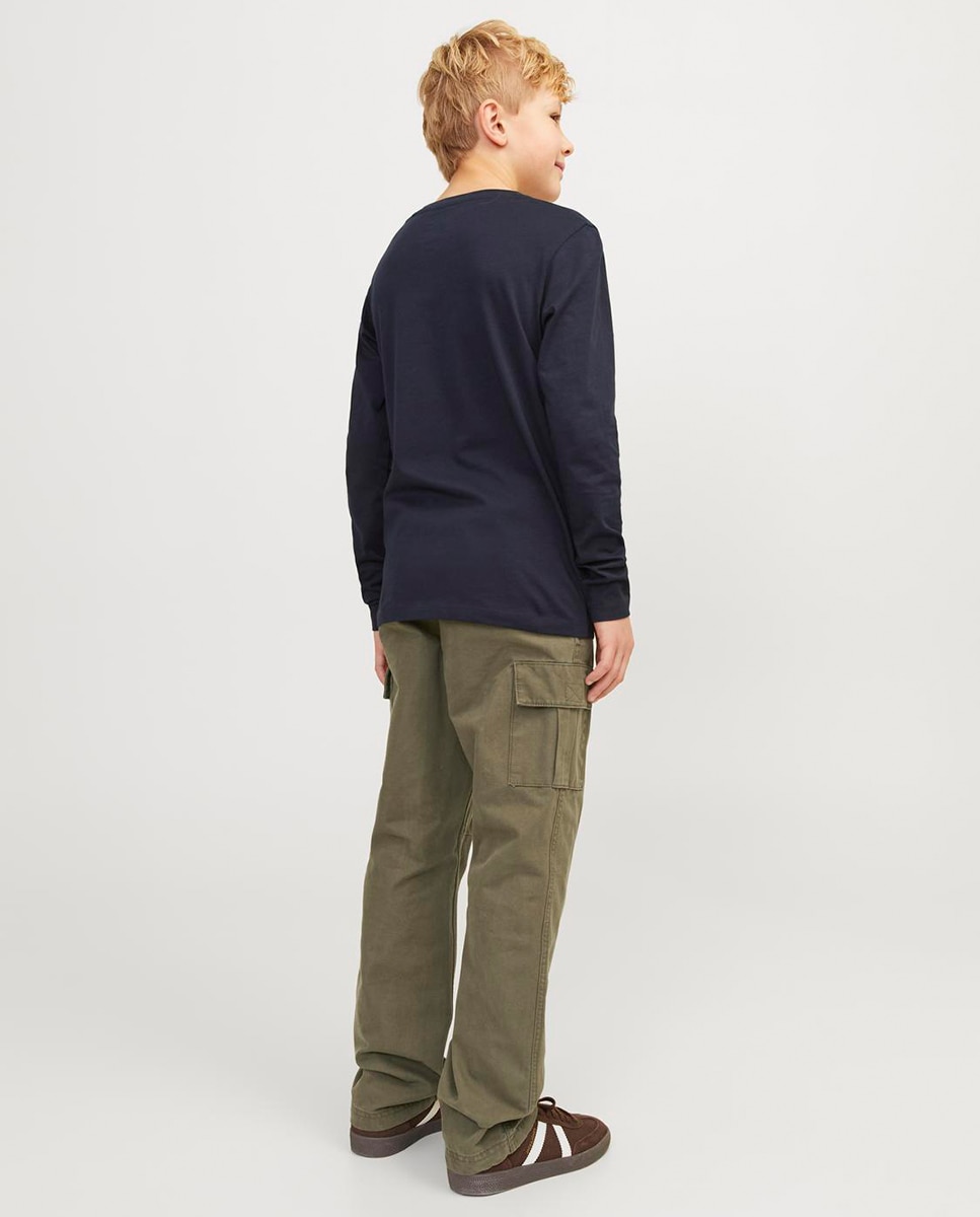 Calças Cargo Jack & Jones Verde-militar-2