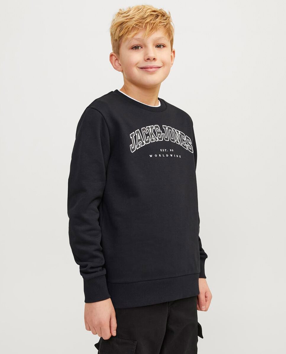 Sudadera sin capucha de niño - Jack & Jones - Negro Negro-1