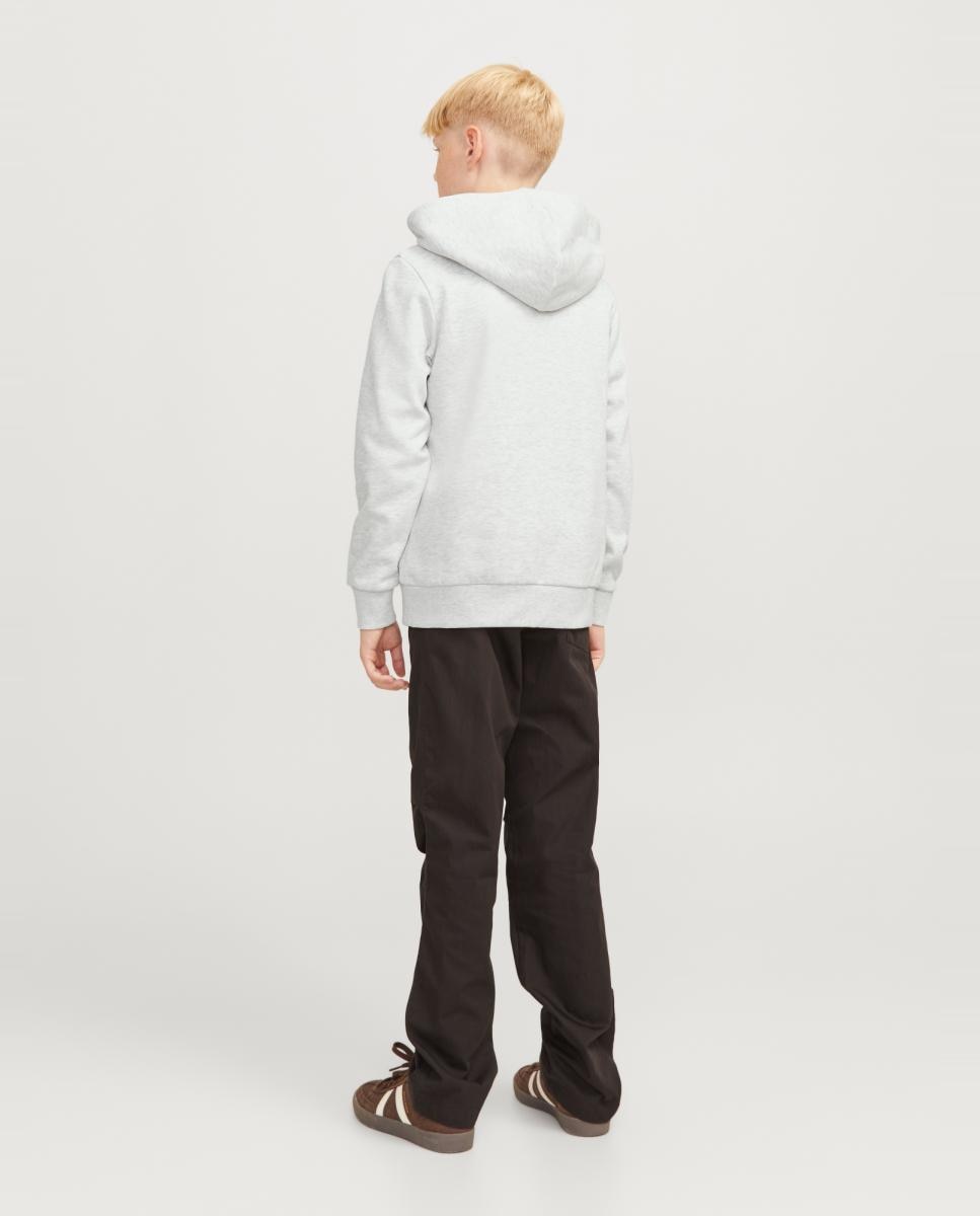 Sweatshirt com capuz Cinzento-claro-3