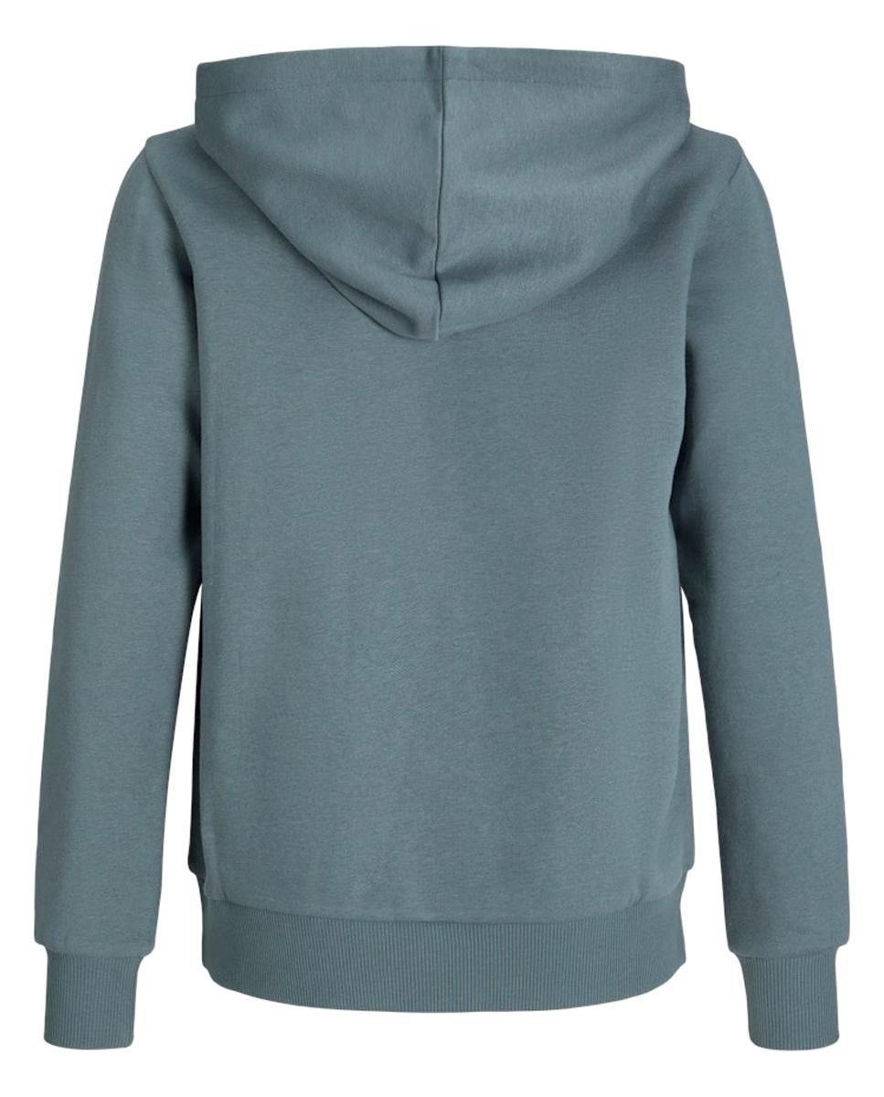 Sweatshirt com Capuz com Estampado à Frente Jack & Jones Azul-8