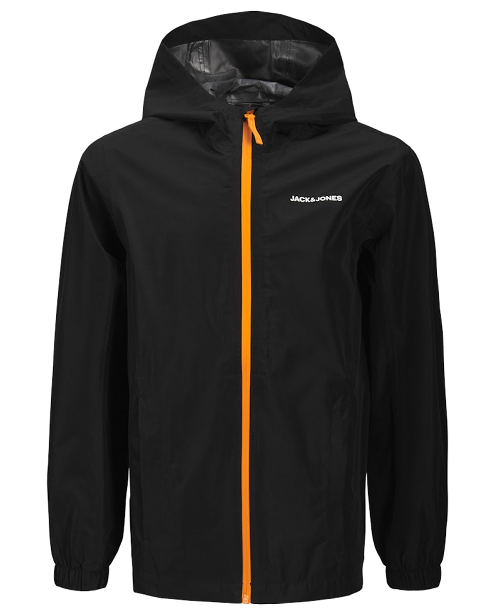 Casaco Impermeável com Capuz Jack & Jones Preto-7
