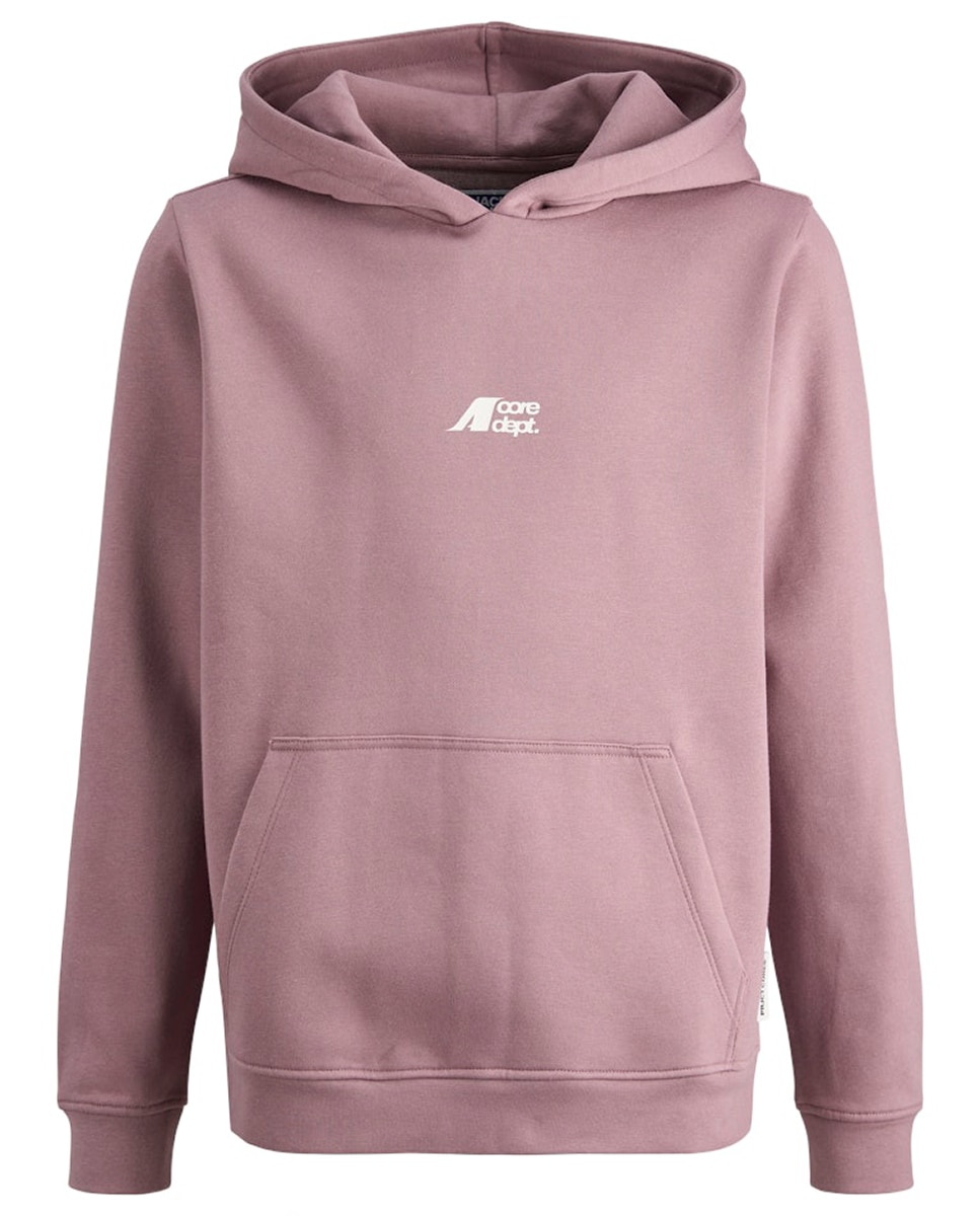 Sweatshirt com Capuz e Backprint Rosa-7