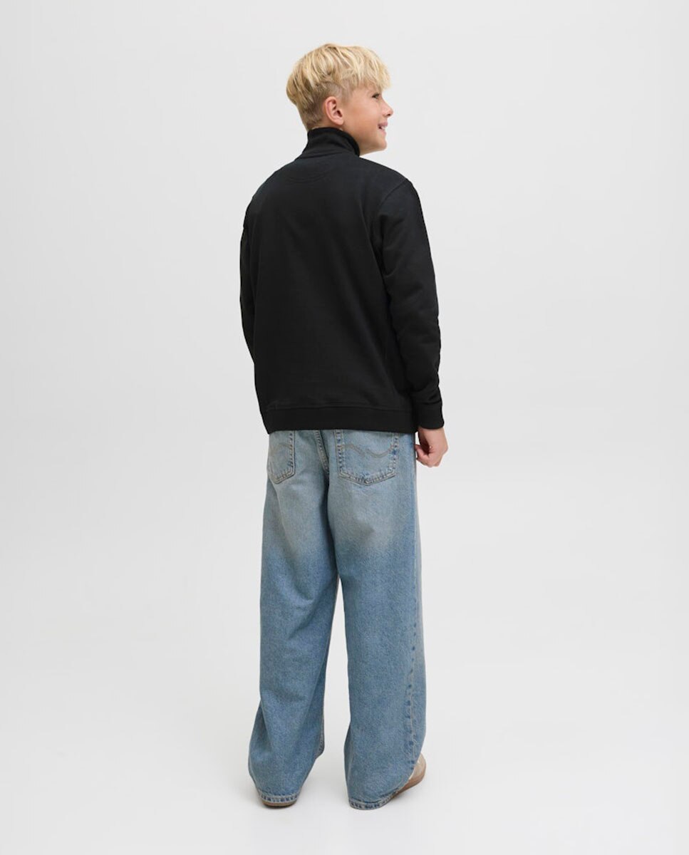 Sweatshirt de Gola Alta Jack & Jones Preto-5