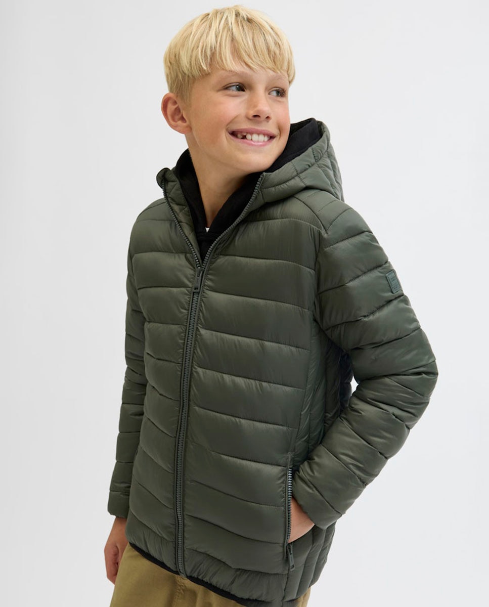 Blusão acolchoado com capuz Jack & Jones Verde-3