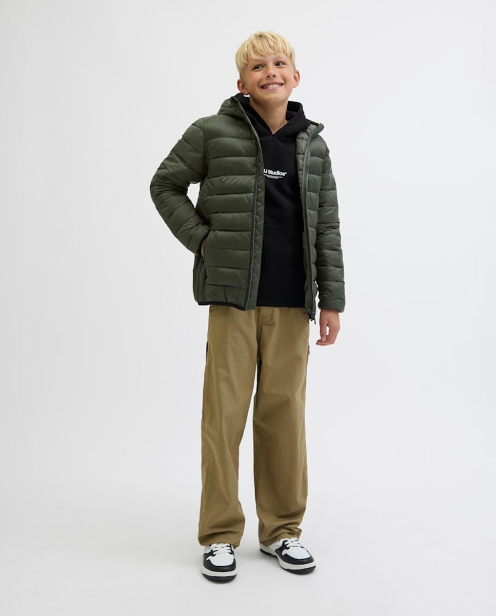 Blusão acolchoado com capuz Jack & Jones Verde-4