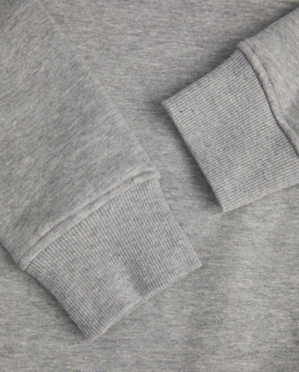 Sudadera de niño con capucha y print frontal - Jack & Jones - Gris Gris-3