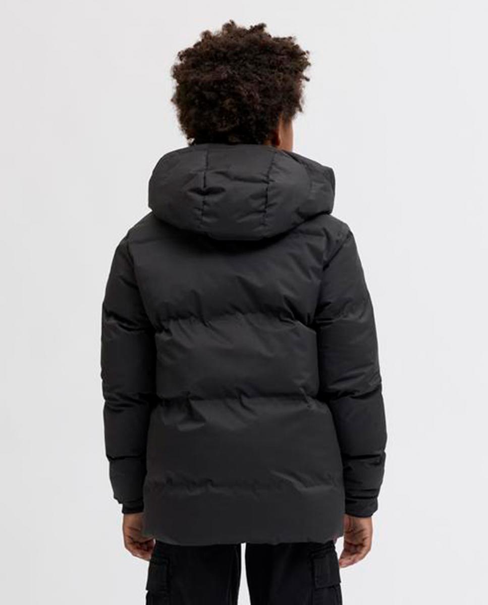 Imagen 2 de Chaqueta acolchada de niño con capucha - Jack & Jones - Gris Negro