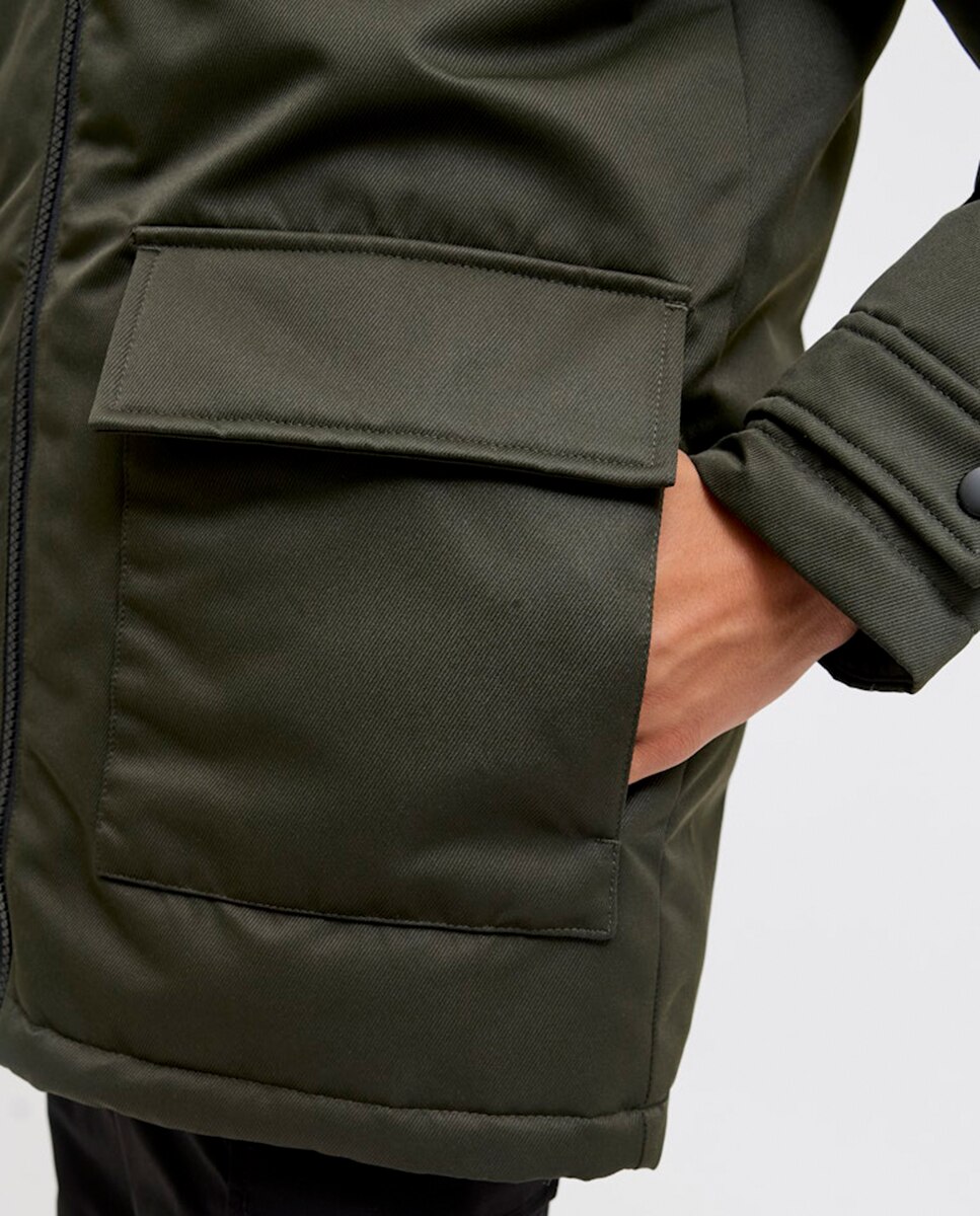 Parka com capuz Jack & Jones Verde-3