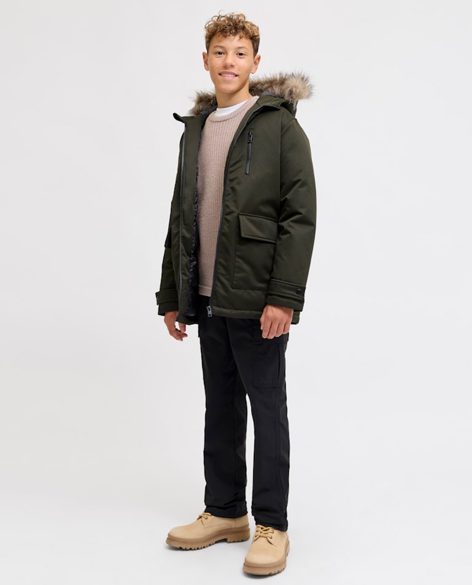 Parka com capuz Jack & Jones Verde-5
