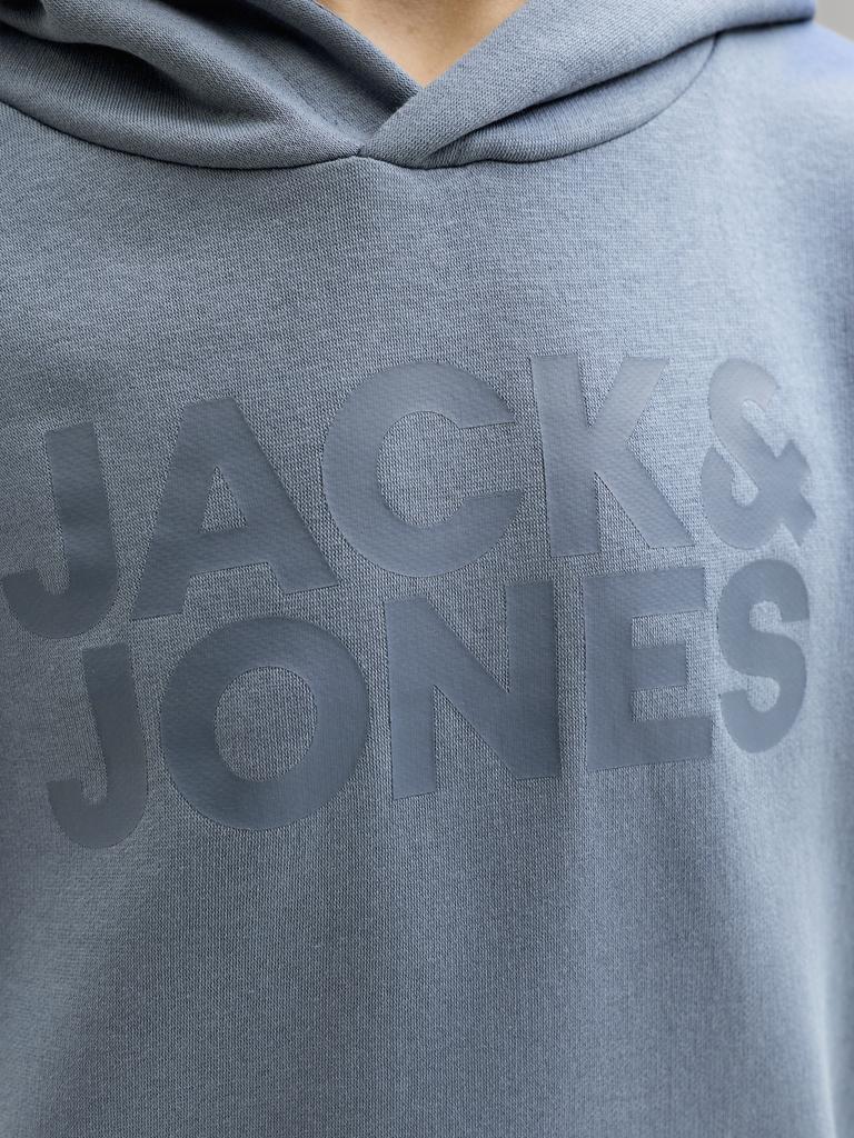 Sweatshirt preta de menino com capuz Jack & Jones Azul-5