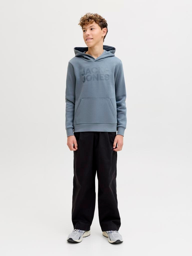 Sweatshirt preta de menino com capuz Jack & Jones Azul-6