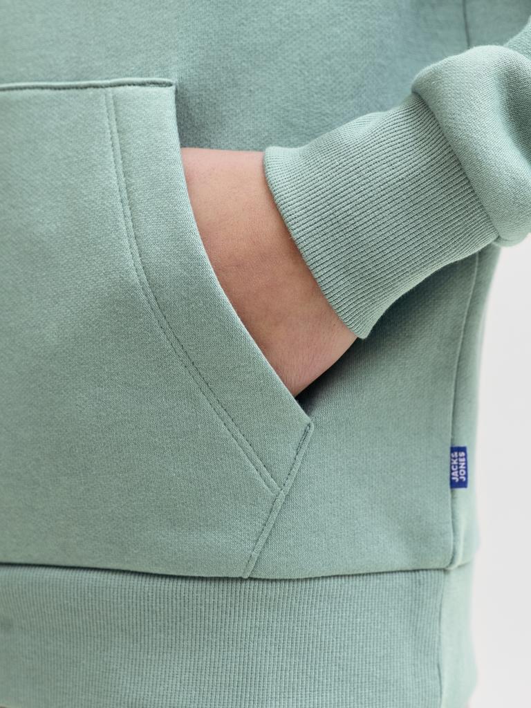 Sweatshirt preta de menino com capuz Verde-4