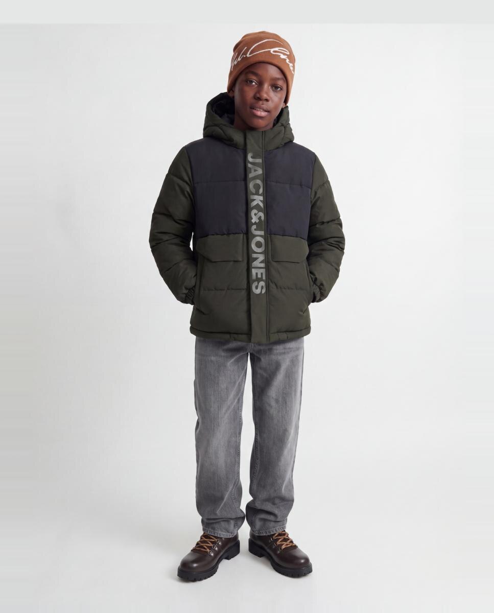 Chaqueta puffer de niño - Jack & Jones - Verde militar Verde militar-4