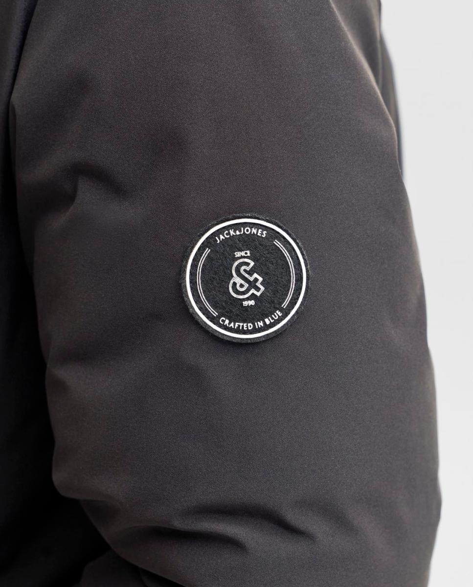 Plumífero reversible de niño con capucha - Jack & Jones - Negro Negro-4