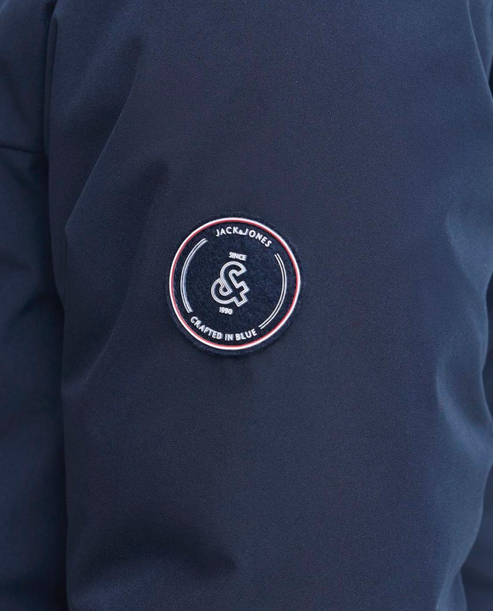 Plumífero reversible de niño con capucha - Jack & Jones - Azul marino Azul marino-5