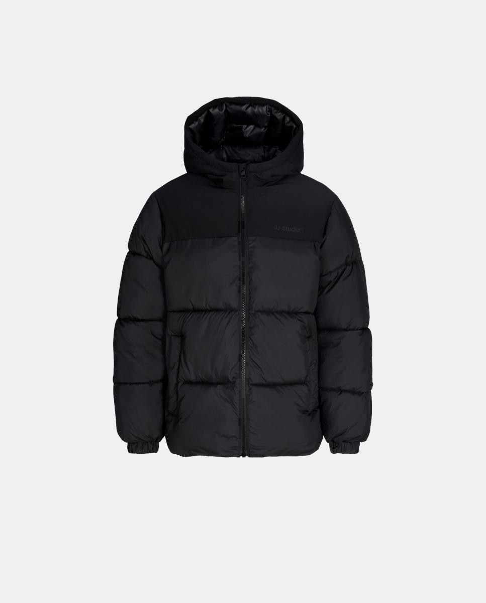 Plumifero de niño con capucha - Jack & Jones - Negro Negro-4