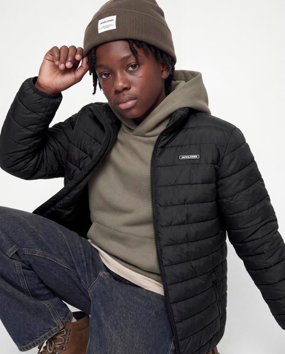 Plumifero de niño sin capucha - Jack & Jones - Negro Negro-1