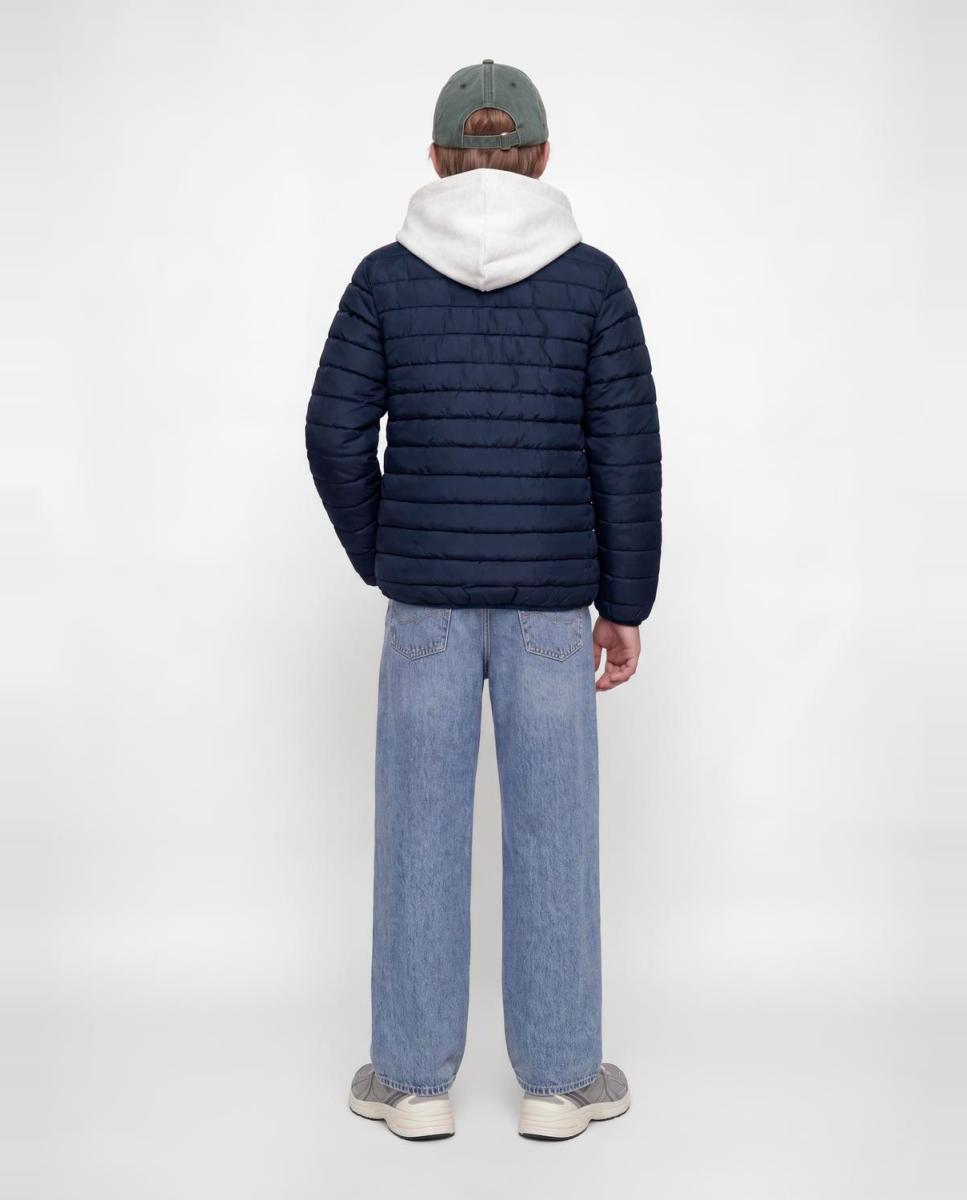 Plumifero de niño sin capucha - Jack & Jones - Azul marino Azul marino-4