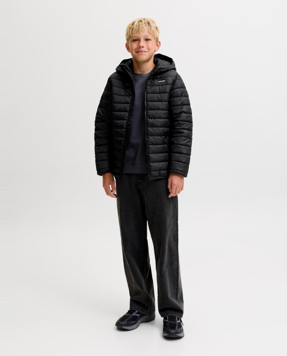 Plumifero de niño con capucha - Jack & Jones - Negro Negro-6