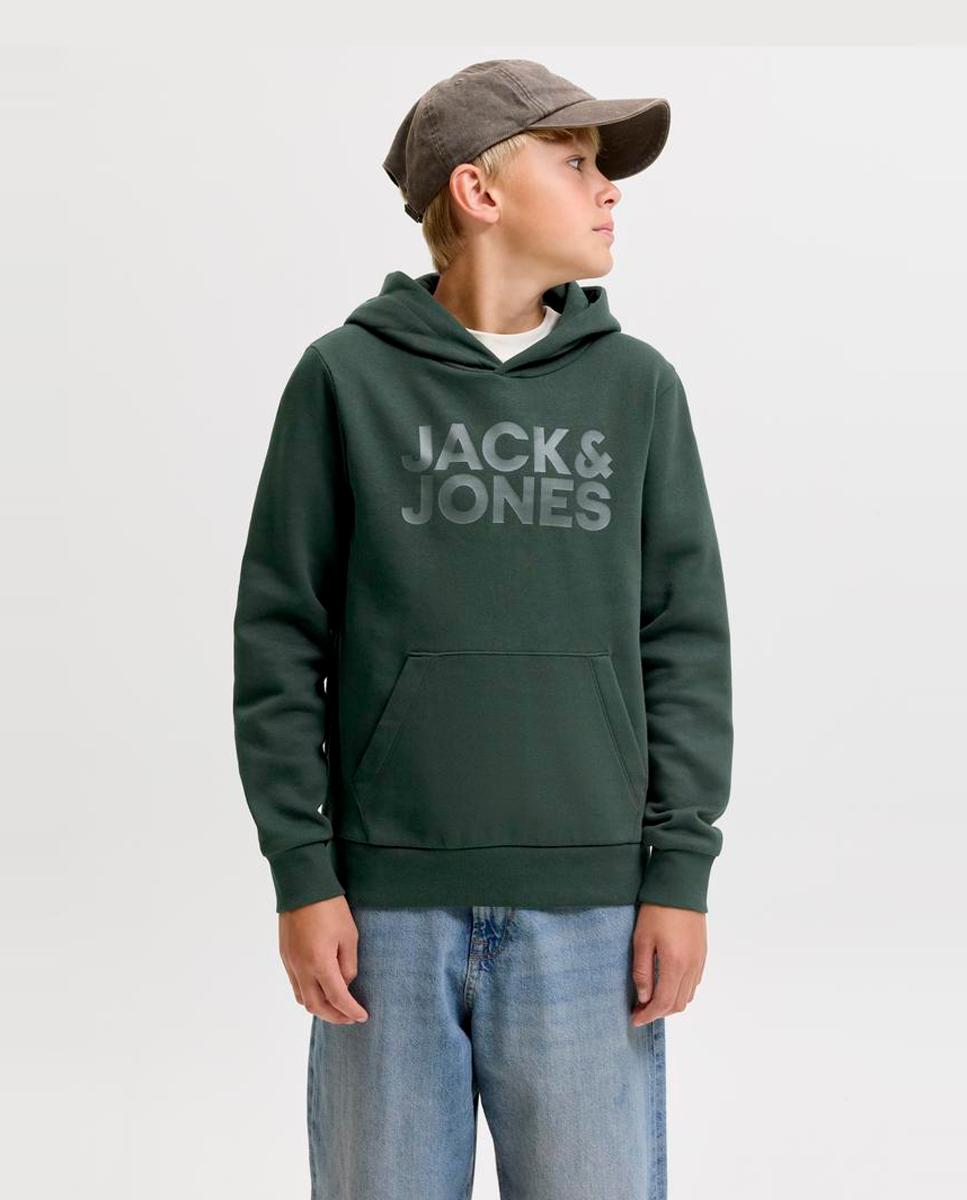 Imagem 0 de Sweatshirt preta de menino com capuz