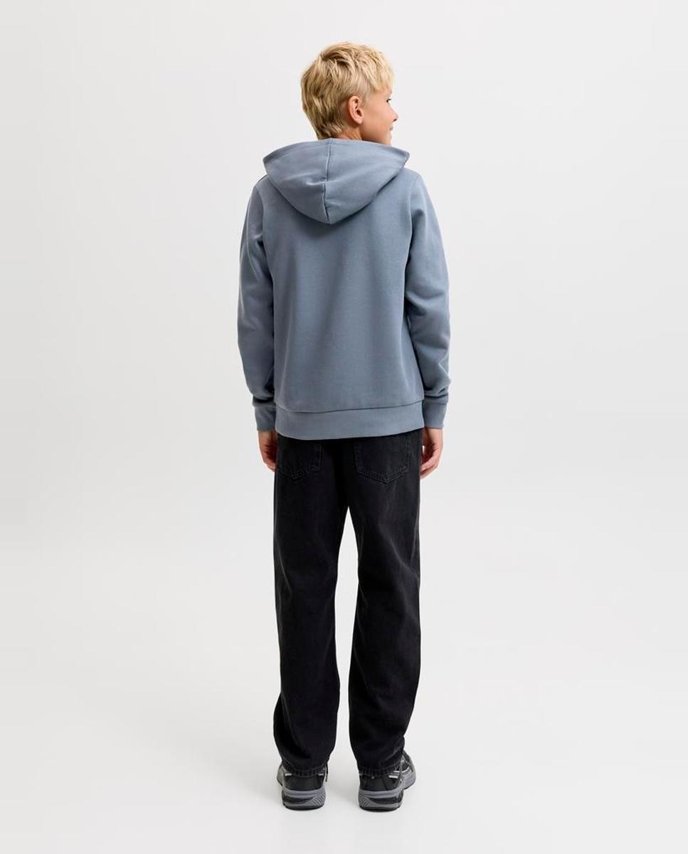 Sweatshirt preta de menino com capuz Jack & Jones Azul-3