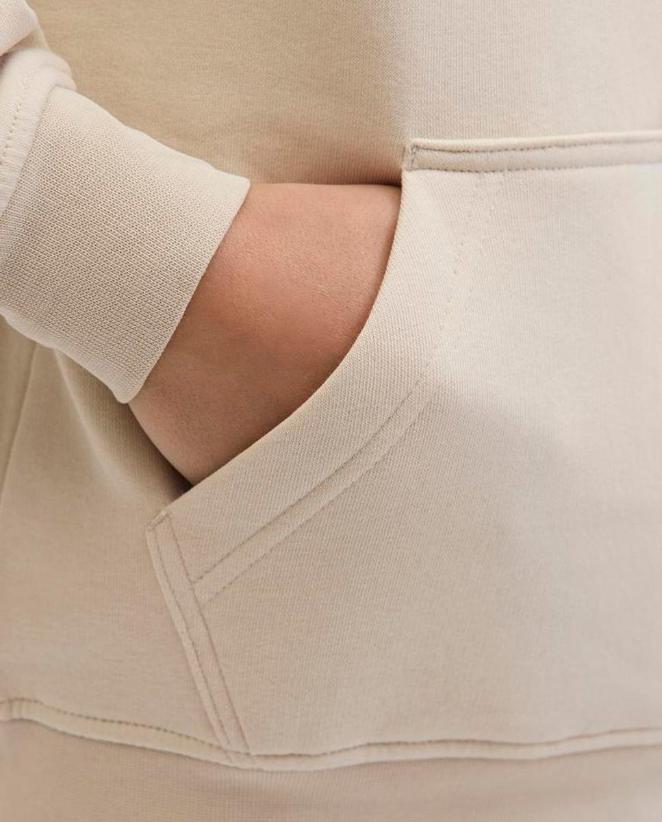 Sudadera felpada de niño con capucha y print frontal - Jack & Jones - Natural Natural-5