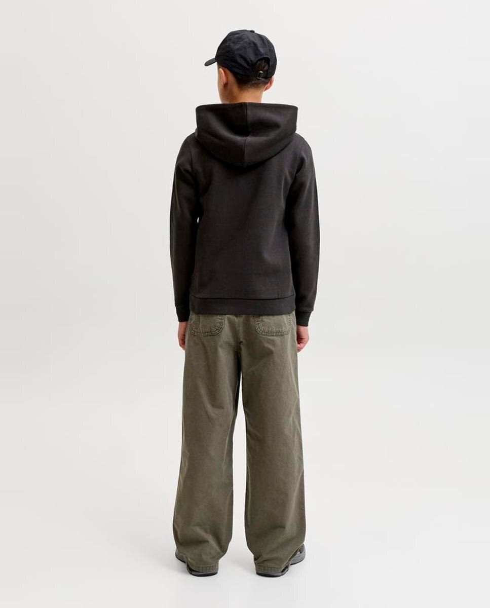 Sudadera de niño con capucha y print frontal - Jack & Jones - Negro Negro-3