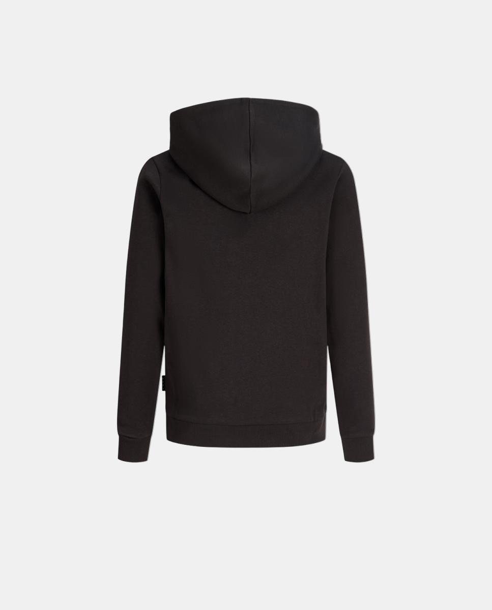 Sudadera de niño con capucha y print frontal - Jack & Jones - Negro Negro-8