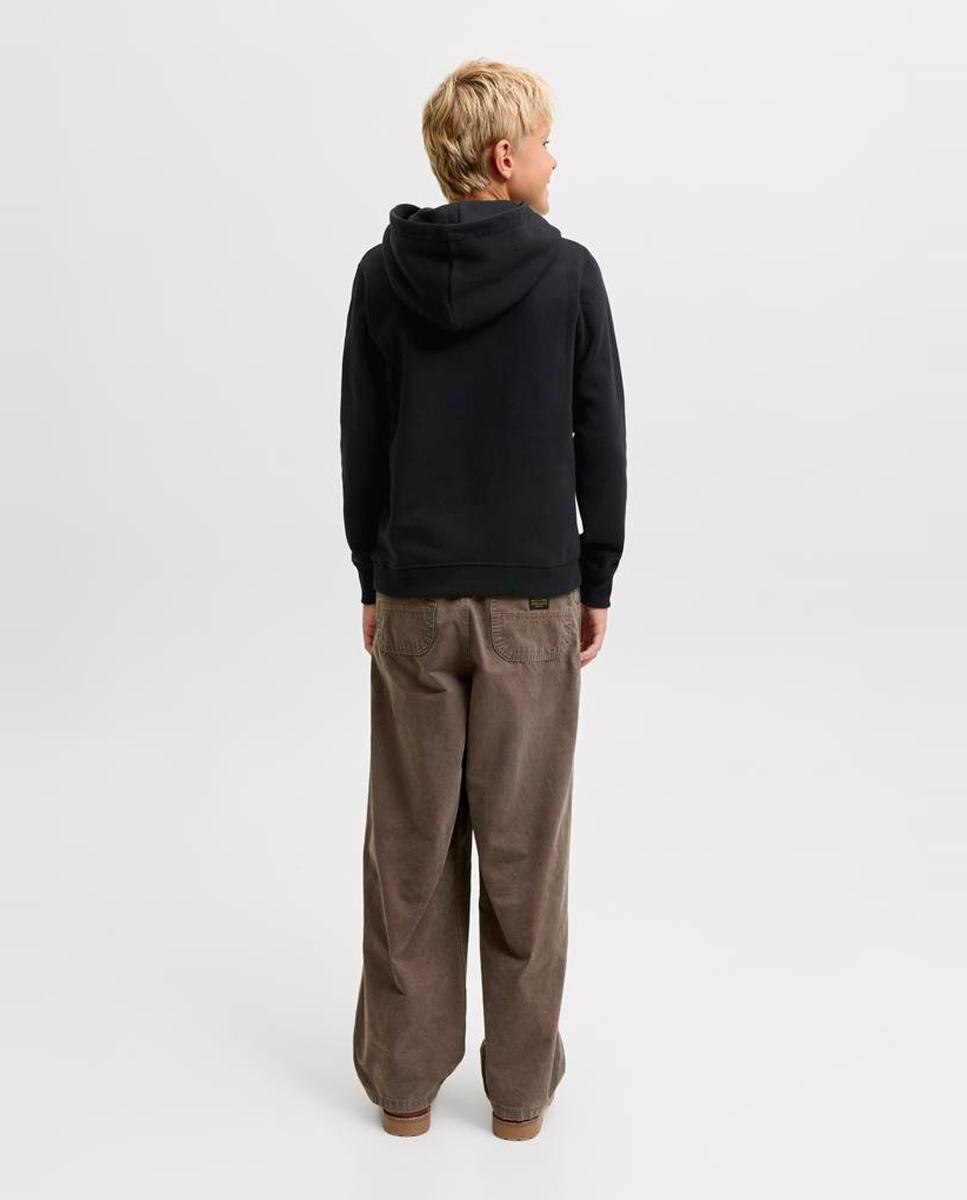 Sudadera de niño con capucha y print frontal - Jack & Jones - Negro Negro-3