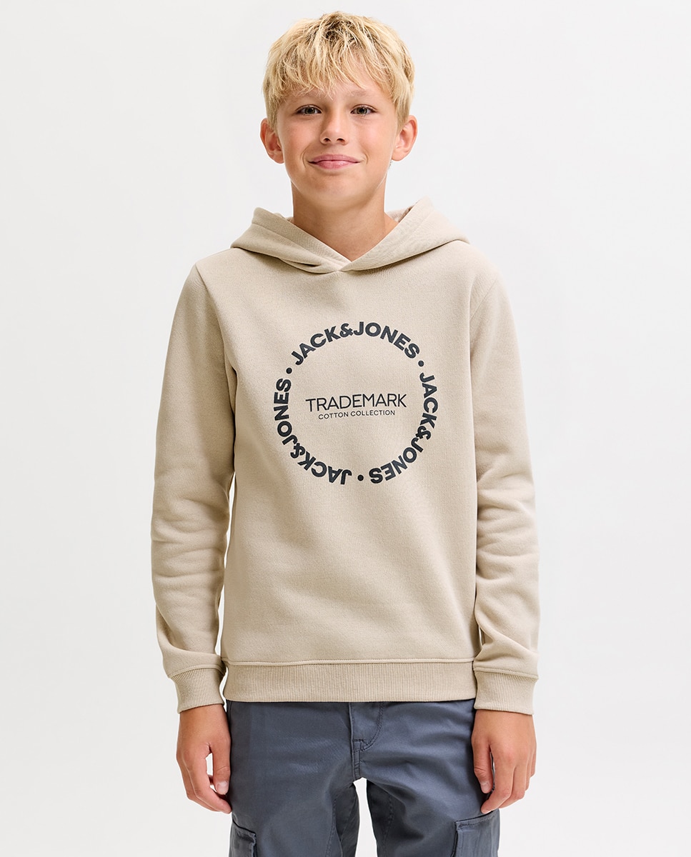 Imagem 0 de Sweatshirt com Capuz e Estampado à Frente