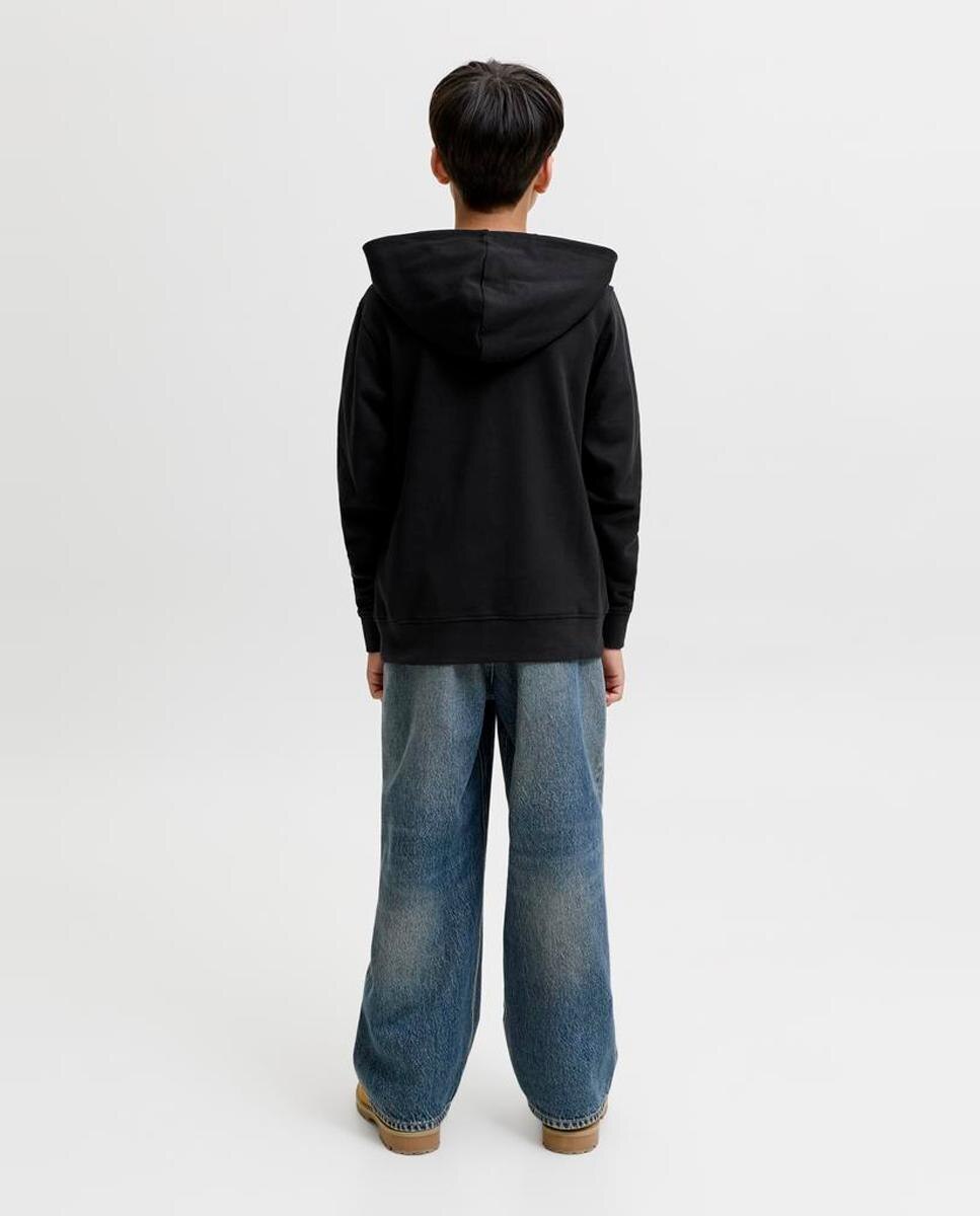 Sudadera de niño con capucha y print frontal - Jack & Jones - Negro Negro-3